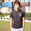 RYUKO  龍虎/T-shirt　Ｔシャツ/RYUKO Tシャツ [Axe Drop Kick 踵落し] 墨ブラック