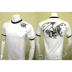 RYUKO  龍虎/T-shirt　Ｔシャツ/DRAGAO[ドラゴンモデル]Tシャツ　白黒