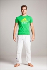 adidas Tシャツ [jiu-jitsu model] ブラジリアングリーン BrazilianGreen [ad-t-jj-14-gr]