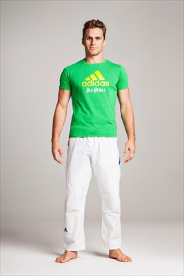 adidas Tシャツ [jiu-jitsu model] ブラジリアングリーン BrazilianGreen[ad-t-jj-14-gr]