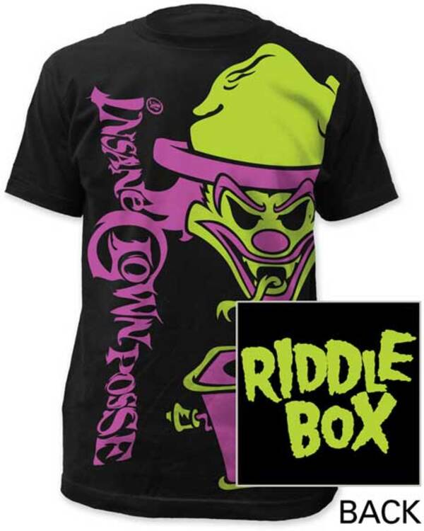 Clown Riddle Box Tシャツ 黒[icp-t-riddlebox-bk]
