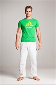 adidas Tシャツ [jiu-jitsu model] ブラジリアングリーン BrazilianGreen