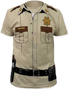 USA Sheriff Tシャツ ライトブラウン